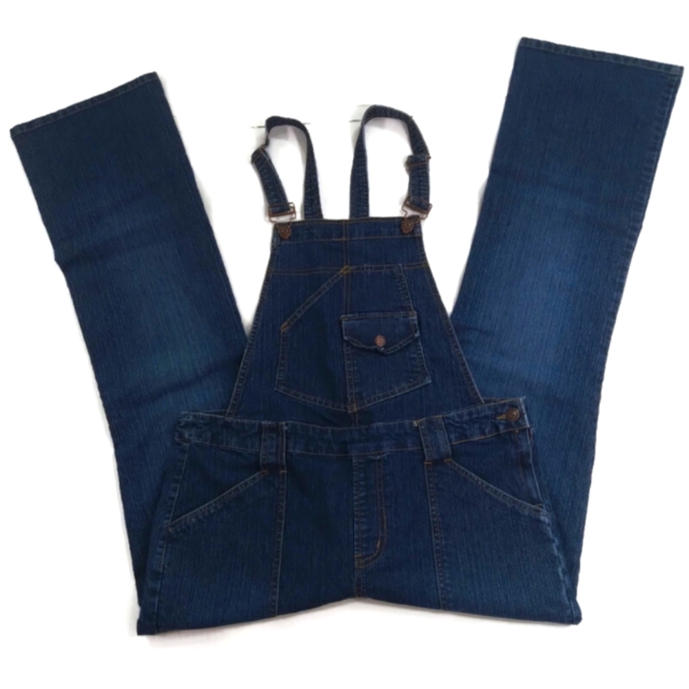 Junior's Flare Denim Overalls